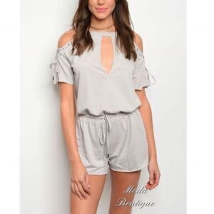 COLD SHOULDER ROMPER